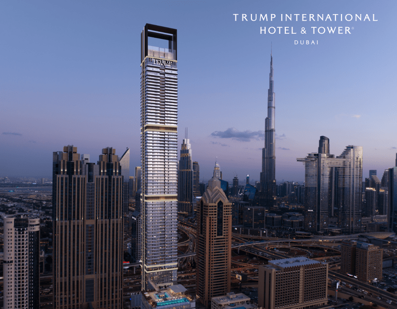 トランプタワー・ドバイの外観