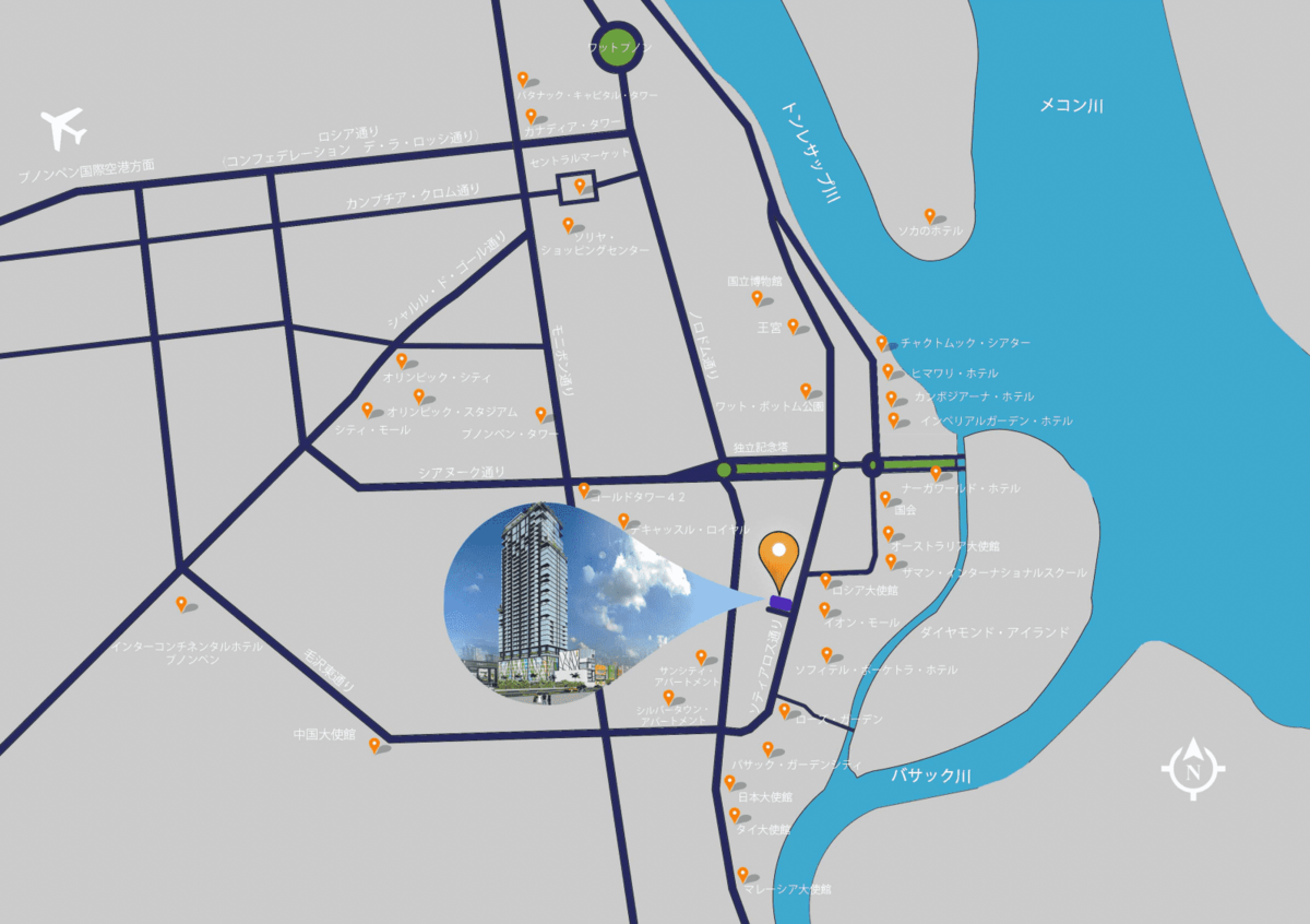 The Penthouse Residence の周辺地図