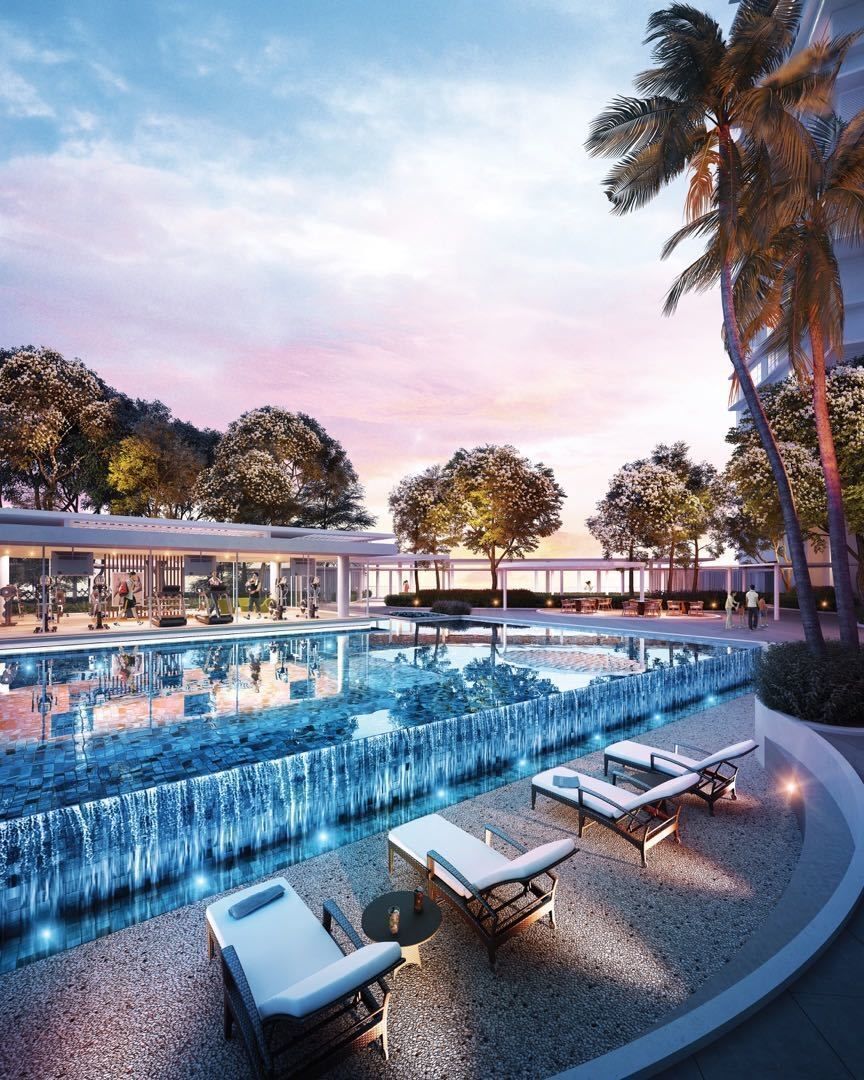 Kiara 163のプール