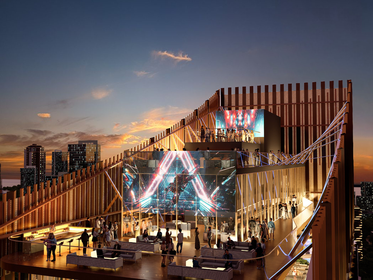 Time Square 9 の屋上部分