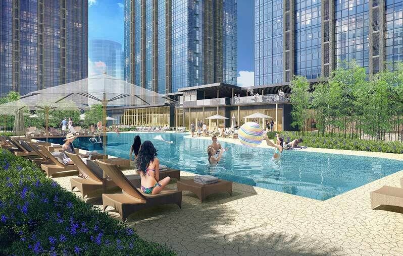 The Seasons Residencesのプール