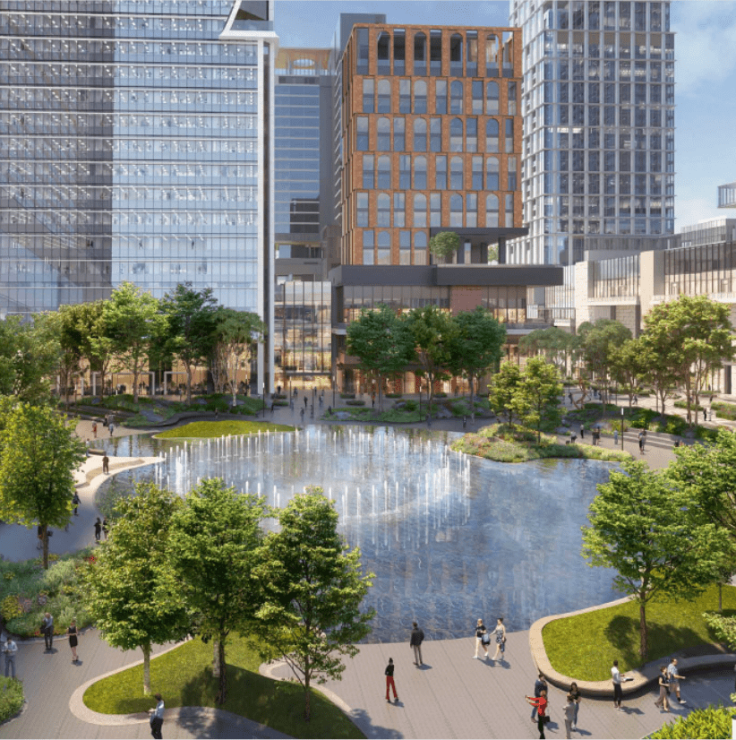 One Bangkok内の公園