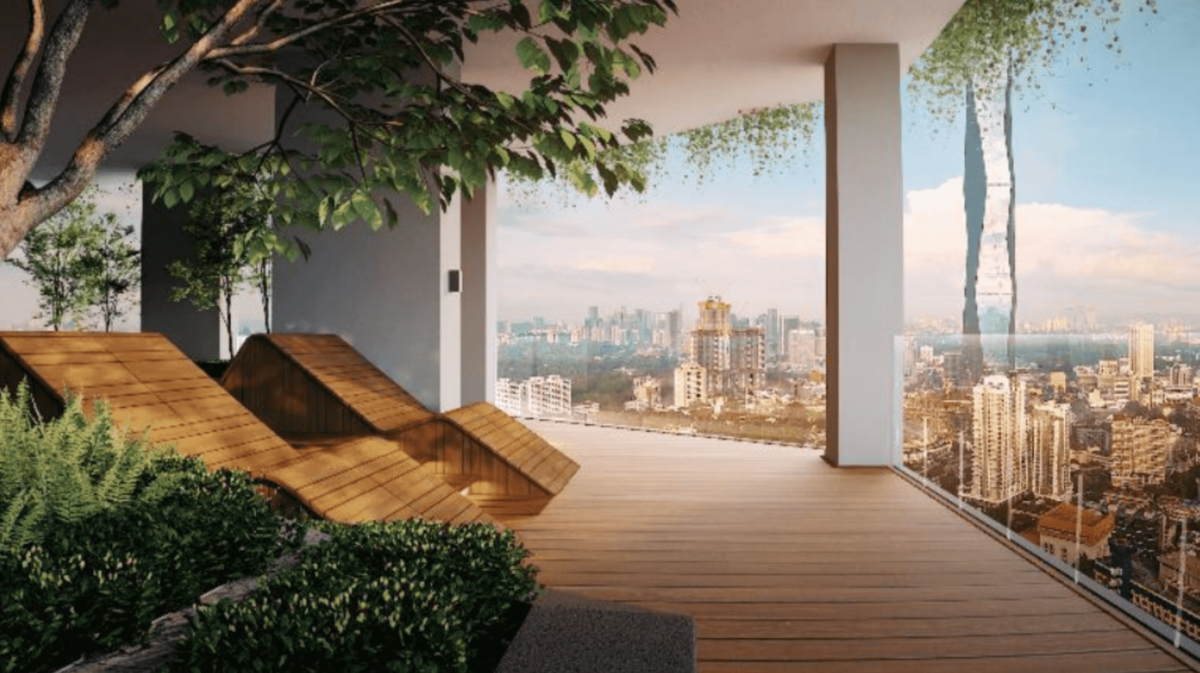 Times Square 2の展望デッキ