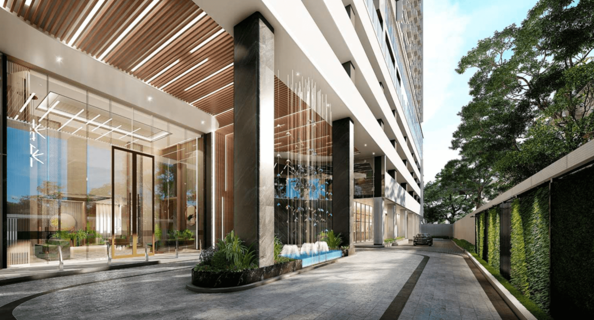 Jade Residencesの一階部分