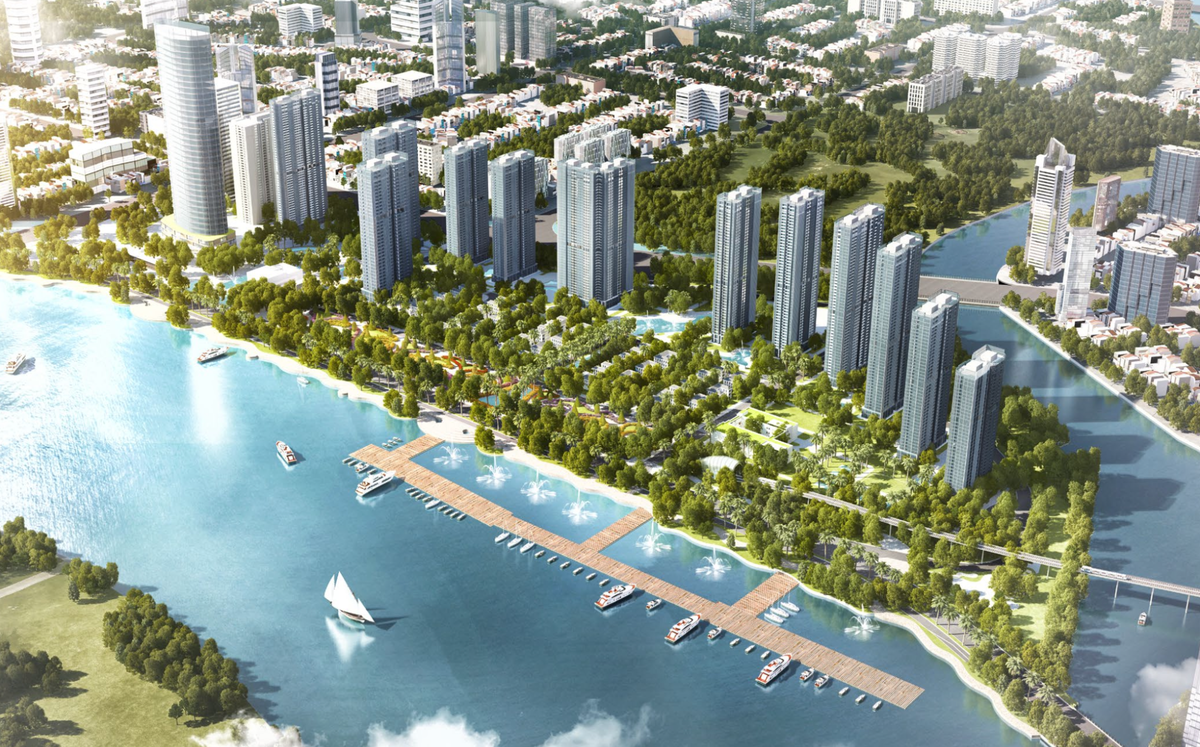 Vinhomes Golden River THE AQUAの外装