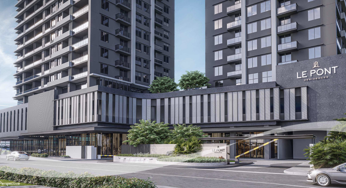 Le Pont Residencesの外装
