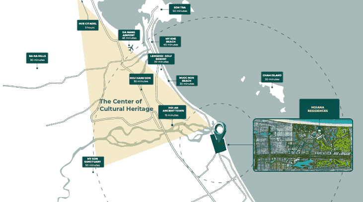 Hoiana Residencesの周辺地図
